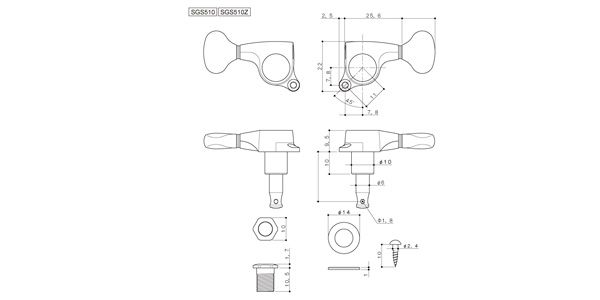 GOTOH ( ゴトー )  / SGS510Z-A20-L3+R3-Chrome