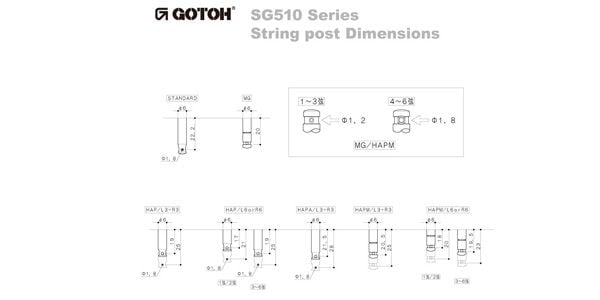 GOTOH / SGS510Z-MG-A20-L3+R3 X-Nickel画像3