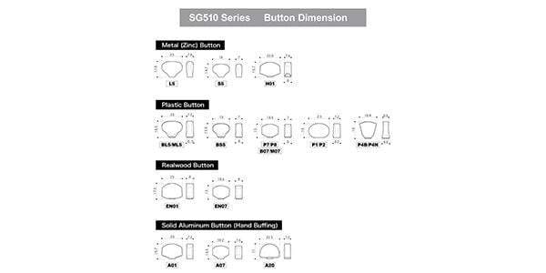 GOTOH / SGV510Z-A20-L3+R3-Gold画像5