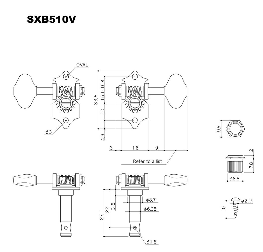 GOTOH/SXB510V-06M-L3+R3-Cosmo Black