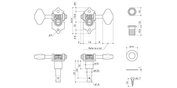 GOTOH/SXN510-06M-L3+R3 X-Nickel