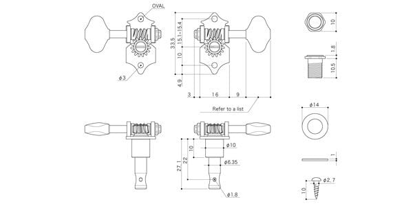 GOTOH/SXN510V-06M-L3+R3-Chrome