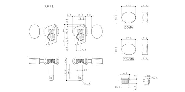 GOTOH ( ゴトー )  / UK12-M5-GG