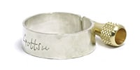 Gottsu / Solid Silver Ligature Hard Rubber Clarinet