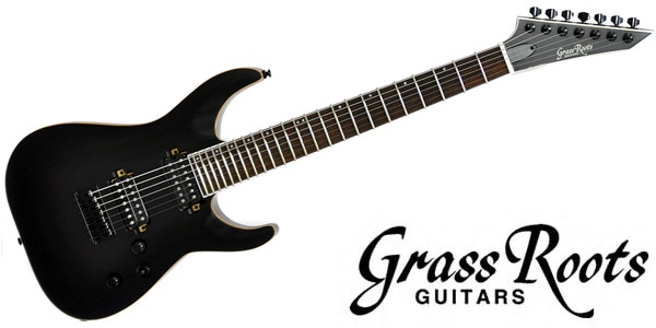 GRASS ROOTS ( グラスルーツ ) G-HR-60FX7 Black Satin 7弦ギター 送料