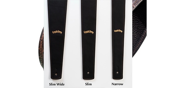 Grande uomo ( グランデ ウオモ )  / G-Premium Crocodile Antique Brown/Black, Slim (穴6mm)画像2