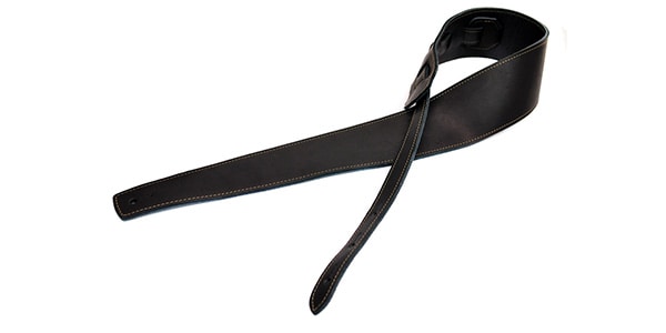 Grande uomo ( グランデ ウオモ )  / ソフトスムースレザー スリムワイド ブラック/ブラック（穴6mm）画像3