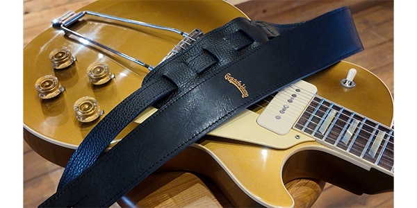 Grande uomo / 栃木レザー Black/Black, SlimWide (穴10mm)画像2