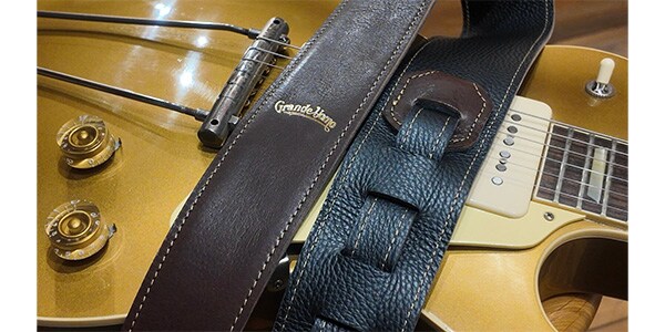 Grande uomo / 栃木レザー Dark Brown/Black, Narrow (穴10mm)画像2