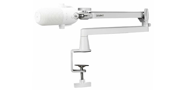 GRAPHT ( グラフト )  / GRAPHT ロープロファイル MICROPHONE ARM（Pure White）