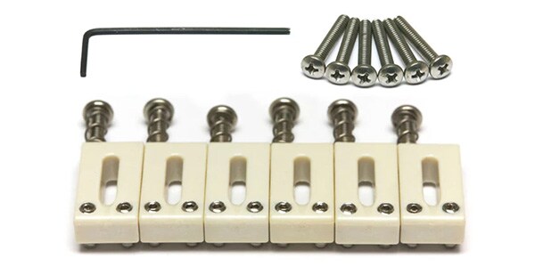 GRAPHTECH / TUSQ Saddle Strat & Tele Style Offset - Left (6 Pcs)