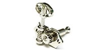 GRAPHTECH / Acoustic 3+3 Skeleton Button Nickel