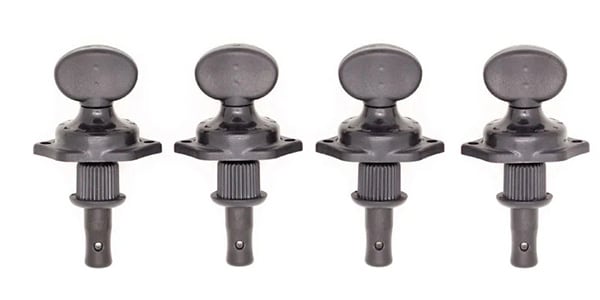 GRAPHTECH / Ratio Ukulele Rear Mount Black 4 pieces