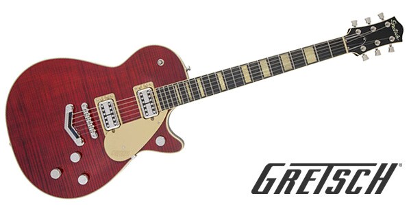 GRETSCH/G6228FM Players Edition Jet BT with V-Stoptail Crimson Stain