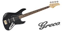 GRECO WSB-STD/ Rosewood Fingerboard Black