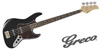 GRECO WSB-STD/ Rosewood Fingerboard Matt Black