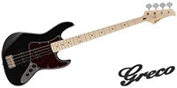 GRECO WSB-STD/Maple Fingerboard Matt Black