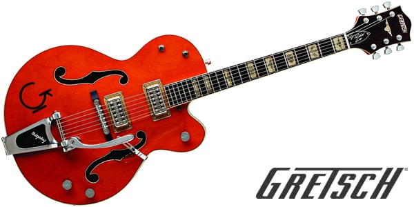 G6120RHH Reverend Horton Heat w/Bigsby Orange Stain