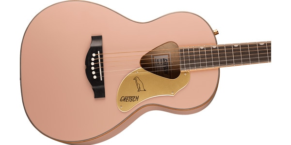 G5021E Rancher Penguin Parlor Acoustic/Electric Shell Pink