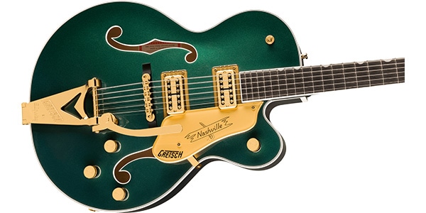GRETSCH ( グレッチ )  / Nashville H /w S-Thru Big and Gold , Ebony FB Cadillac Green画像4