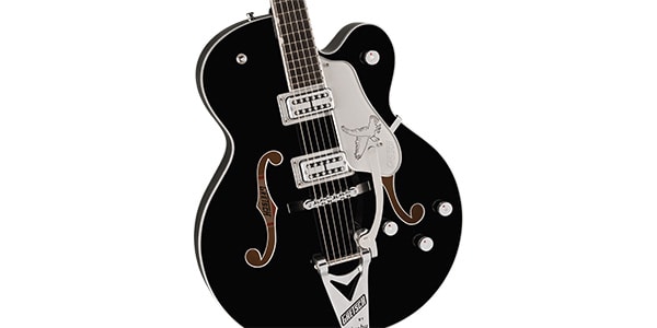 GRETSCH ( グレッチ )  / Falcon H /w S-Thru Big and Chrome , Ebony FB, Black画像3