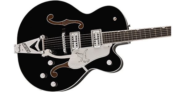 GRETSCH ( グレッチ )  / Falcon H /w S-Thru Big and Chrome , Ebony FB, Black画像4