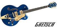 GRETSCH G6120TG Players Edition Nashville Azure Metallic