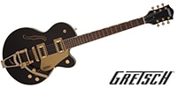 GRETSCH G5655TG Center Block Jr. Single-Cut w/Bigsby‚ Black Gold