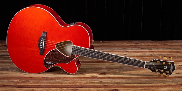 GRETSCH / G5022CE Rancher Jumbo Cutaway Savannah Sunset画像5
