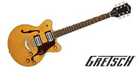 GRETSCH / G2655 Streamliner Jr. Double-Cut V-Stoptail Village Amber
