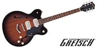 GRETSCH G2622-P90 Streamliner Center Block w/V-Stoptail Havana Burst