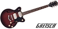 GRETSCH / G2655-P90 Streamliner Center Block Jr. Claret Burst