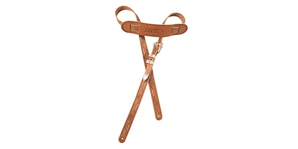 GRETSCH ( グレッチ )  / Vintage Tooled Leather Guitar Strap, Russet