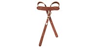 GRETSCH / Vintage Tooled Leather Guitar Strap, Walnut