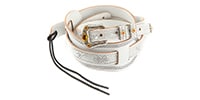 GRETSCH / Vintage Tooled Leather Guitar Strap, White