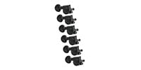 GROVER / 205-18 Black Chrome R6 Lefty