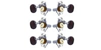 GROVER / H9718CAR Chrome with Rosewood Buttons