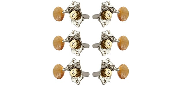 GROVER / H9718NAA Nickel with Amber Buttons