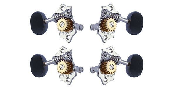 GROVER ( グローバー )  / U98-18CE Chrome with Ebony Buttons