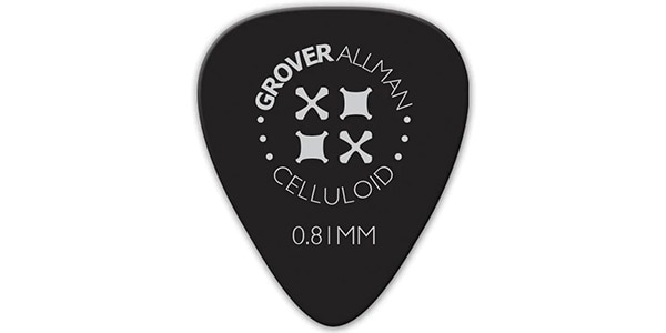 GROVER ALLMAN / Celluloid / Standard Pro / Black / 0.81mm