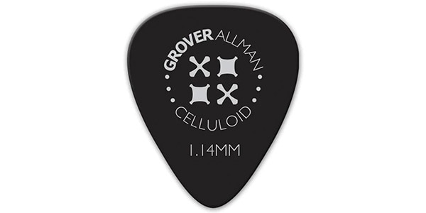 GROVER ALLMAN / Celluloid / Standard Pro / Black / 1.14mm