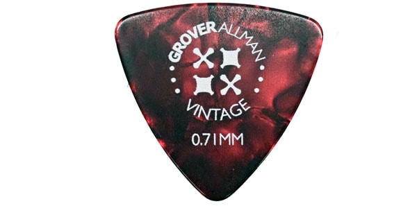 GROVER ALLMAN ( グローバーオールマン )  / Vintage Celluloid / Large Trianle / Red / 0.71mm
