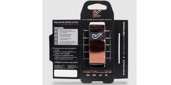 Gruv Gear ( グルーブギア )  / FretWraps Metallics 1-Pack Bronze, Medium