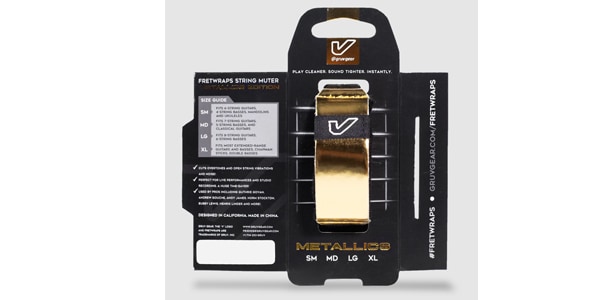 Gruv Gear ( グルーブギア )  / FretWraps Metallics 1-Pack Gold, Large