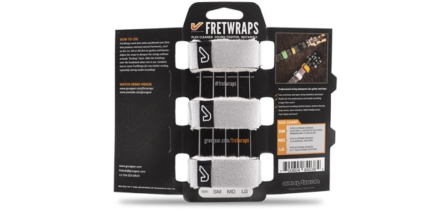 Gruv Gear/FretWraps String Muters Medium White 3Pack