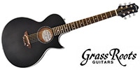 GRASSROOTS G-AC-45 See Thru Black Satin