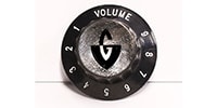 GUILD / Newark St. Collection Volume Knob Black Silver Top