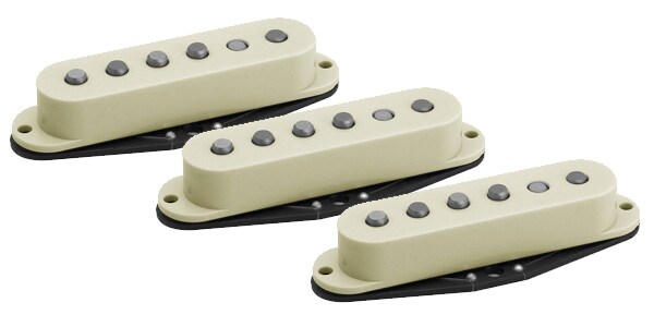 Haeussel Pickup / Strat Classic A2 Set TrueSpace Staggered Vintage White