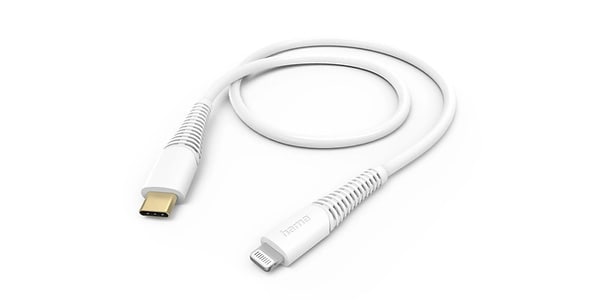 HAMA / USB2.0ケーブル Type-C to Lightning ホワイト 1.5m
