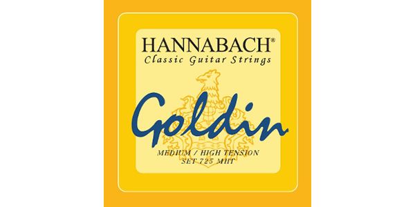 HANNABACH Goldin [SET725MHT] クラシックギター弦 ミディアムハイ